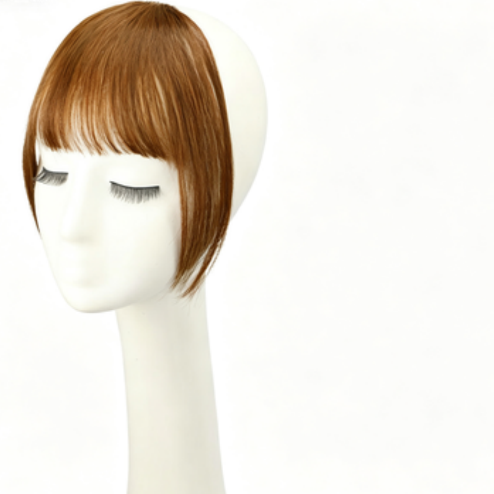 cartoon bangs with horns-light brown