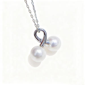 31446 Accesorios de Joyería DIY para Mujer, Colgante de Plata S925 con Base Vacía para Cuentas de Bola de 6-8mm, Collar de Perlas de Moda - Product Image 5