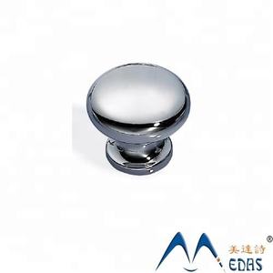 Meda kenop gagang furnitur Aloi seng solid promosi harga murah gagang pintu bundar minimalis modern lubang tunggal - Product Image 2