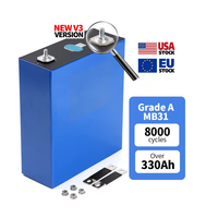 Stock DDP Polonia Germania Cella al Litio Lifepo4 MB31 314AH 320AH 330AH 3.2V 314Ah Batteria Lifepo4 Cella Solare