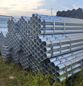 Directement prêt, entièrement galvanisé, pré-plié (90 °/forme en U), systèmes CVC de plomberie rainurés perforés à bride, tuyaux en acier soudés ERW - Product Image 3