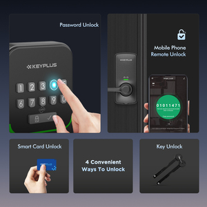 Tự động tùy chỉnh khóa cửa thông minh Keyless lối vào trong nhà mật khẩu chốt cửa khóa thông minh khóa - Product Image 3