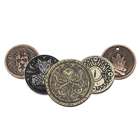 Offres Spéciales usine personnalisé cuivre et argent pièce Vintage jeu de société monnaie Souvenir pièces commémoratives en métal à vendre