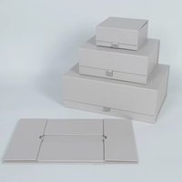 Boîte cadeau pliable écologique blanche carrée/rectangulaire avec fermeture magnétique, quatre couleurs, pour les sept jours de trading consécutifs à des gains limités