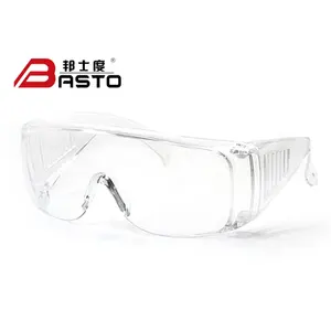 OEM BA3023廉价透明护眼安全眼镜ANSI Z87防雾安全护目镜