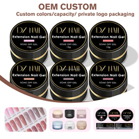 Gel d'extension pour ongles, gel de nail art, gel polish pour extensions d'ongles, fabrication sur mesure OEM ODM, vente en gros, marque privée