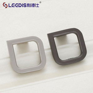 Lcedis <b>Wardrobe</b> Handle Zinc Alloy Rectangle Single Hole Minimalist Design For Cabinet Drawer <b>Hardware</b> Accessory - Product Image 1