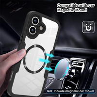 Protection d'écran transparente magnétique sans fil avec chargeur, protection intégrale à 360°, antichoc, coque de téléphone pour IP 11 12 13 14 15 16 17