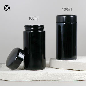 Offre Spéciale 100ml 150ml bouteille en verre ultraviolet UV noir Mir sur bocal en verre foncé UV supplément stockage des aliments pots de crème bouteille de thé - Product Image 4