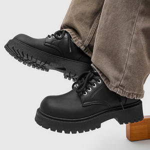 Zapatos Derby de Hombre con Cordones y Plataforma Interna de 10cm, Modelo 2026, de Microfibra, Estilo Moderno - Product Image 4