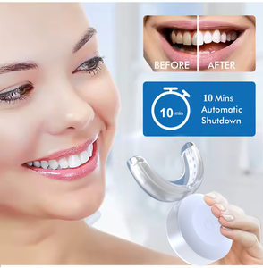 Kit de blanqueamiento dental todo en uno antideslizante, ergonómico, transparente, para eliminar manchas, con <span class=keywords><strong>gel</strong></span> de luz LED y boquilla blanqueadora - Product Image 2