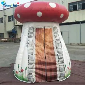 inflatable mushroom cabin,inflatable mushroom growing house for smurfs