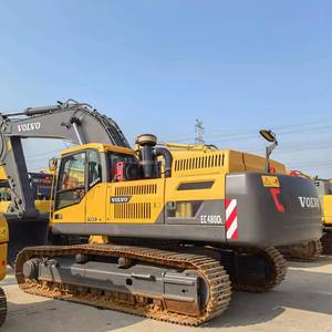 Excavadoras sobre orugas de 48 toneladas originales de segunda mano, excavadoras usadas, maquinaria de construcción de ingeniería Volvo EC480 a la venta - Product Image 4