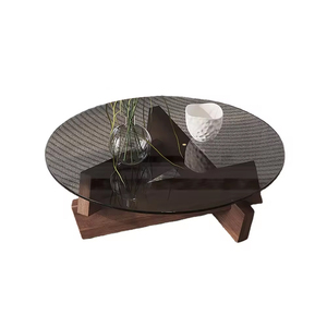 Table basse ronde de luxe personnalisée pour la maison, simple canapé, table d'appoint, table de salon, mobilier pour <span class=keywords><strong>petit</strong></span> appartement - Product Image 6
