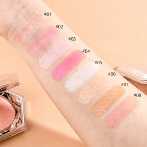 Rubor <span class=keywords><strong>Iluminador</strong></span> en Polvo Mineral de 16 Colores, Resistente al Agua, de Alta Calidad, con Logotipo Personalizado y Marca Privada - Product Image 5