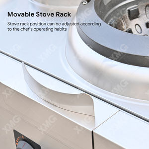 موقد غاز طبيعي تجاري عالي القدرة بشعلتين من XMG، موقد صامت وموفر للطاقة للمطاعم - Product Image 5