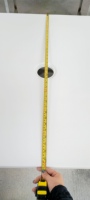 Base de douche autoportante en marbre coulé sur mesure pour salle de bain
