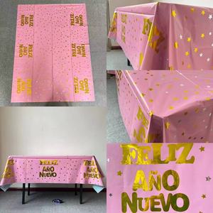 Hot Sale Solid Color Plastic Tablecloth Disposable Waterproof <b>Table</b> <b>Cover</b> for Party Decorations Home - Product Image 2