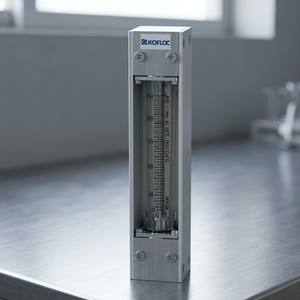 Kofloc Variable Area <b>Flow</b> <b>Meter</b> RK2000VD-S-6-700 Air Industrial Measurement Aluminum Body - Product Image 3