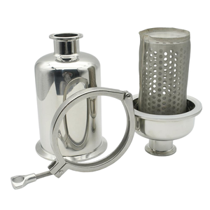 ตัวยึดสแตนเลสแบบสามส่วนขัดเงาตัว<span class=keywords><strong>กรอง</strong></span>แบบหล่อสเตนเลสสตีลสำหรับต้มเบียร์โฮมเมด - Product Image 1