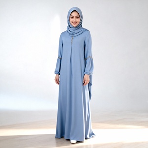 Elegante Vestido Abaya con Lentejuelas, Estilo Moderno de Dubái, Tela de Alta Calidad para Mujeres Musulmanas, Proveedor Chino - Product Image 1
