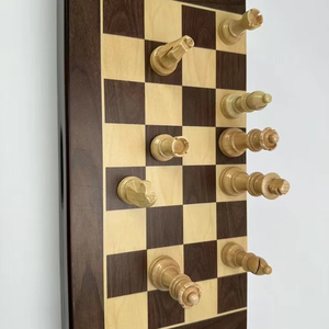 <span class=keywords><strong>Scacchiera</strong></span> magnetica in legno massello di noce da 12 pollici di alta qualità facile da trasportare per bambini <span class=keywords><strong>e</strong></span> adulti - Product Image 5