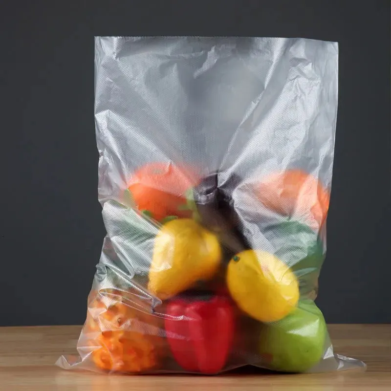 Sacs de fruits non imprimés en rouleau, emballage en plastique hdpe, en Poly pour le pain et épicerie