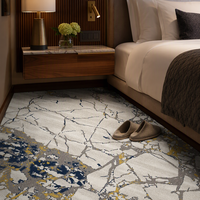 Tapis tissé Axminster de luxe pour chambre d'hôtel, tapis pour hôtel 5 étoiles
