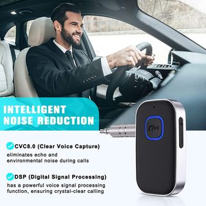 <span class=keywords><strong>Adaptateur</strong></span> bluetooth AUX 5.0 <span class=keywords><strong>pour</strong></span> Audio de <span class=keywords><strong>voiture</strong></span>, récepteur de <span class=keywords><strong>musique</strong></span>, dents bleues, annulation de bruit, récepteur <span class=keywords><strong>pour</strong></span> stéréo à domicile - Product Image 5