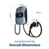 Chargeur mural pour véhicules électriques BYD 7kW 32A IP54 Type 2 avec câble de 5 m pour véhicules à énergie nouvelle
