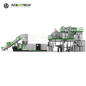 LSP(005) Economic Price Of Plastic Recycling Pelletizing Granulating Machine With Water Ring Cutting