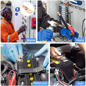 طرف توصيل نحاسي مطلي بالقصدير لتوصيل الأسلاك والبطاريات، طرف كابل أنبوبي للبطارية، طراز CN/HUN - Product Image 5