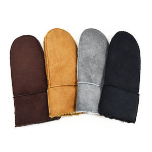 Mitaines d'hiver épaisses en suède artificiel, personnalisables, unisexes, promotionnelles, chaudes et abordables pour l'extérieur – Vente en gros - Product Image 6