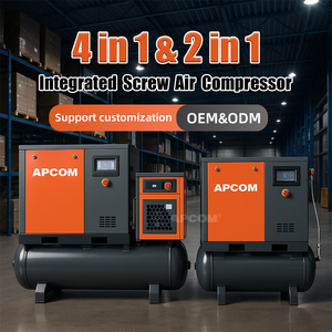 Industrial Electric Rotary Screw Air Compressors 2.2kw 3.7kw 4kw 5.5kw 7.5kw 11kw 15kw 22kw 7bar 8bar 10bar Low <b>Vibration</b> Design - Product Image 5