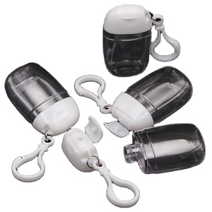 Offre Spéciale – Flacon à crochet <span class=keywords><strong>de</strong></span> 30 ml pour cosmétiques liquides, emballage <span class=keywords><strong>de</strong></span> lotion corporelle, mini-flacon vide en PET transparent avec porte-clés - Product Image 5