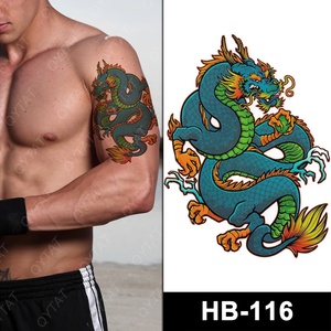 Commercio all'ingrosso QYTAT Braccio Impermeabile Temporaneo Corpo Autoadesivo Del Tatuaggio Del Drago - Product Image 3