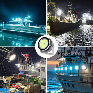 ไฟ LED รูปปลาหมึกสำหรับตกปลา1000W ไฟ LED สีเขียวกันน้ำโคมไฟรูปโบว์สีฟ้า - Product Image 2