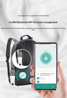 Cadenas intelligent à empreinte digitale, déverrouillage biométrique en 0,05s, pour bagages de voyage, sacs à dos, casiers de gym, application APP20, empreintes digitales, câble en acier