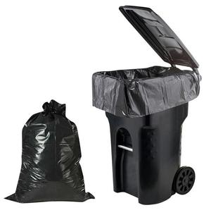 Bolsas de Basura Resistentes de 13 Galones, Negras, Grandes, Gruesas, para Uso Doméstico y Médico, con Tapa Plana, de China - Product Image 1