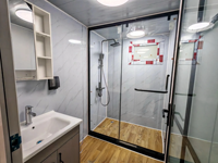 Maison conteneur en acier personnalisable, moderne, extensible, respirante, 3 chambres, couleur sur mesure, 20ft/30ft/40ft, pour supermarché ou salon