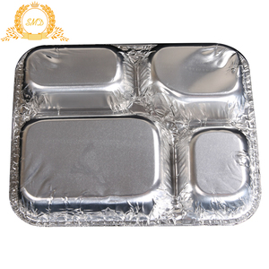 बोर्ड ढक्कन के साथ तीन डिब्बे चार डिब्बे पन्नी ट्रे - Product Image 2