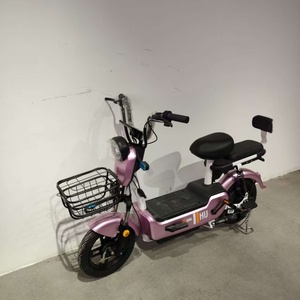 Bicicleta Eléctrica Urbana Ligera de Dos Ruedas con Batería de Plomo-Ácido de 48V, Motor sin Escobillas de 500W, 3 Velocidades y Cuadro de Acero Digital Electrónico - Product Image 2