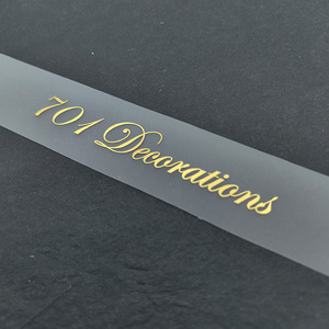 <span class=keywords><strong>Cinta</strong></span> Decorativa de Silicona TPU Suave con Impresión de Logotipo Personalizada, <span class=keywords><strong>Cinta</strong></span> <span class=keywords><strong>Transparente</strong></span> para Etiquetas de Flores y Embalaje de Regalos - Product Image 4
