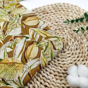 Tissu popeline 100% coton biologique, <span class=keywords><strong>imprimé</strong></span> feuilles brunes, pour robes, chemises, vêtements décontractés, vêtements pour bébés et enfants - Product Image 3