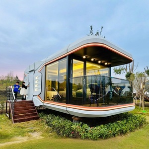 Cápsula Espacial Móvil Personalizada de Alta Calidad, Especial para Proyectos de Turismo Cultural y Resorts, Venta Directa de Fábrica, <span class=keywords><strong>Casa</strong></span> Prefabricada Duradera - Product Image 1