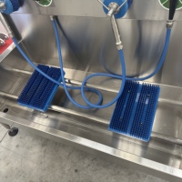 Laveuse manuelle de bottes en acier inoxydable SUS304 pour l'hygiène des usines de transformation de viande et de produits alimentaires