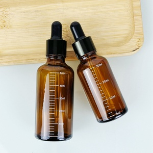 Botella de Vidrio con Gotero de 5 ml, 10 ml, 15 ml, 20 ml, 30 ml, 50 ml, 100 ml, Botella de Vidrio Esmerilada Transparente para Aceites Esenciales con Tapa de Gotero - Product Image 4