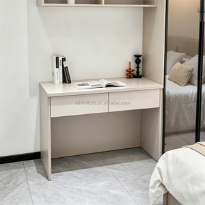 Ensembles de meubles de chambre personnalisés et abordables : Lit en bois avec armoire, bureau, table de chevet et placard de rangement intégré pour appartements - Product Image 4
