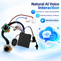 Module d'interaction IA multilingue avec WiFi 4G, BLE, double écran, haut-parleur 3W et fonction de réveil vocal pour les marques de jouets compagnons