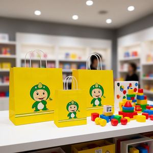 Bolsas de Papel Kraft Resistentes al por Mayor, Bolsas Ecológicas Económicas con Impresión Personalizada - Product Image 1